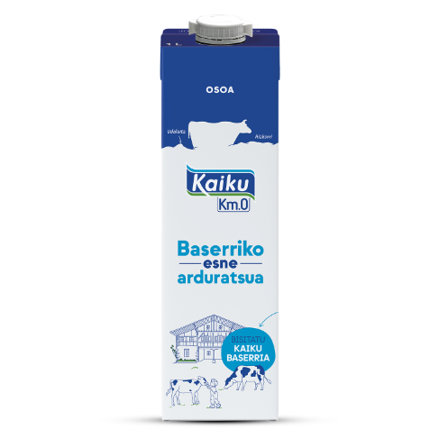 Leche entera Kaiku Km0