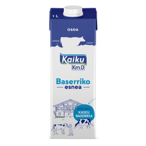 Leche entera Kaiku Km0