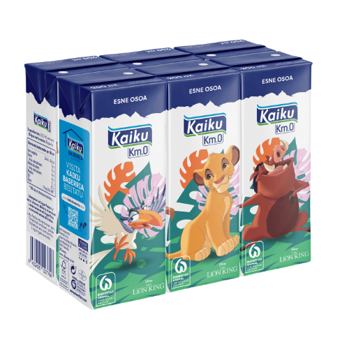 Leche entera Kaiku Km0 MINIBRICK