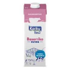 Leche desnatada Kaiku Km0