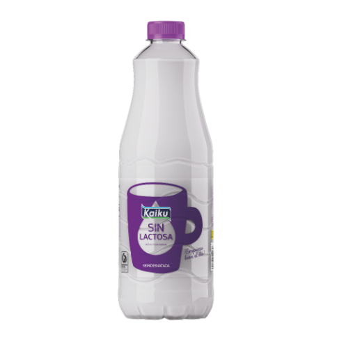 Leche semidesnatada Kaiku Sin Lactosa 1,5l