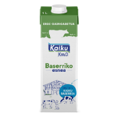 Leche semidesnatada Kaiku Km0